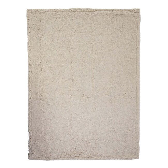 Mars & More Plaid ruit boucle groen 130x170cm