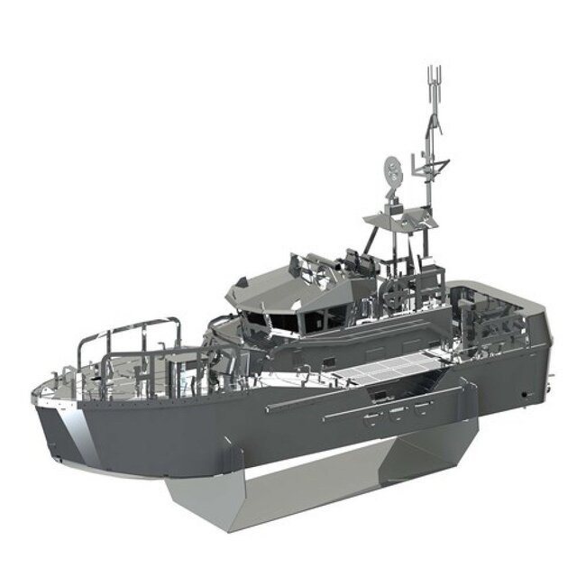 3D Metalen Bouwpakket, Guardian of the Coast, Metal Time, MT018, 21x6x12cm