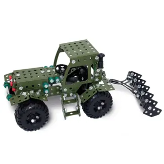 Coach House 3D Metalen Bouwpakket Tractor, CHP0078, 29x12,8x12cm