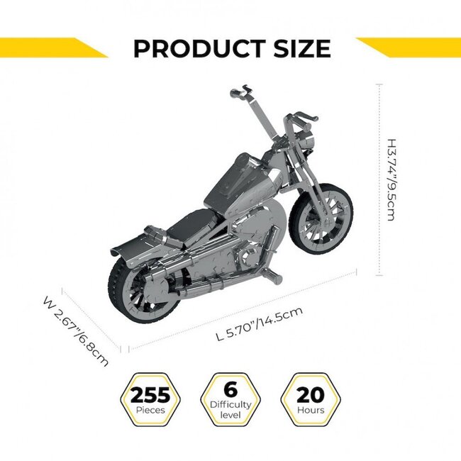 3D Metalen Bouwpakket, Roadway Fantasy, Metal Time, MT012, 13,5x7,8x6,6cm