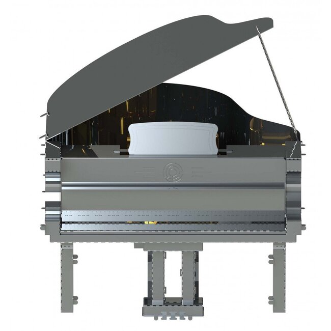 3D Metalen Bouwpakket, Muziekdoos Grande Pionola, Metal Time, MT011, 15x12x13,4cm