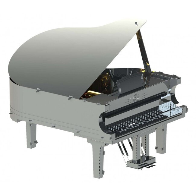 3D Metalen Bouwpakket, Muziekdoos Grande Pionola, Metal Time, MT011, 15x12x13,4cm