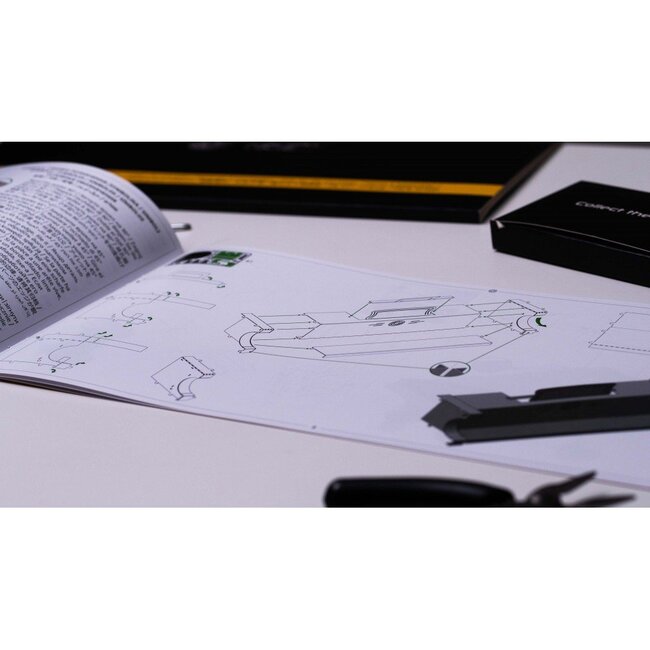 3D Metalen Bouwpakket, Muziekdoos Grande Pionola, Metal Time, MT011, 15x12x13,4cm