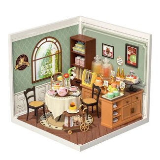 Robotime, DIY Huisje Super Creator Sweet Sips Tea, DW011, 16,3x16,3x15,2cm