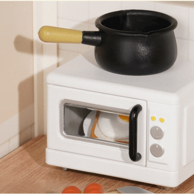 Robotime, DIY Huisje Super Creator Happy Meals Kitchen, DW008, 16,3x16,3x15,2cm