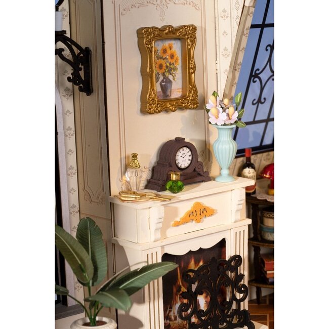 Robotime, Catherine's Living Room, DIY Miniatuurhuis, DG175, 21,2x18,5x17,8 cm