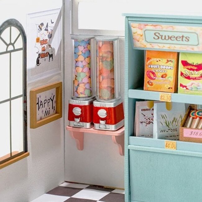 Robotime, DIY Huisje, Rainbow Candy House, DG158, 22x14x16,8cm