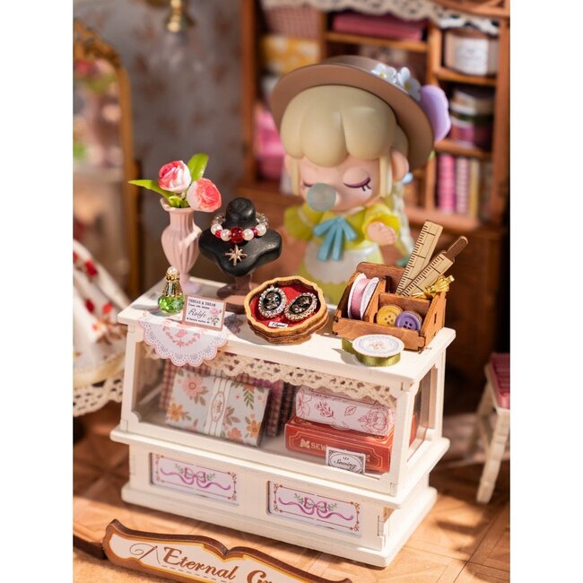 Robotime, DIY Miniatuurhuis, Elsa's Tailoring, DG178, 23,8x16,5x17,5 cm