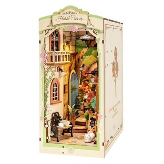 Robotime, DIY Book Nook & Wonderland Boekensteun Floral Corner, TGB09, 19x10,8x24cm