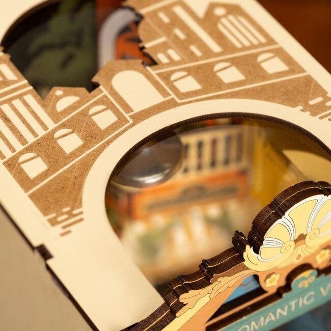 Robotime, DIY Book Nook & Wonderland Boekensteun Romantic Venice, TGB08, 17,8x10,8x24,4cm