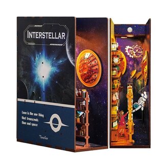 Tonecheer, DIY Book Nook, Interstellar Bookend, TQ110, 18,2x8x24,5cm
