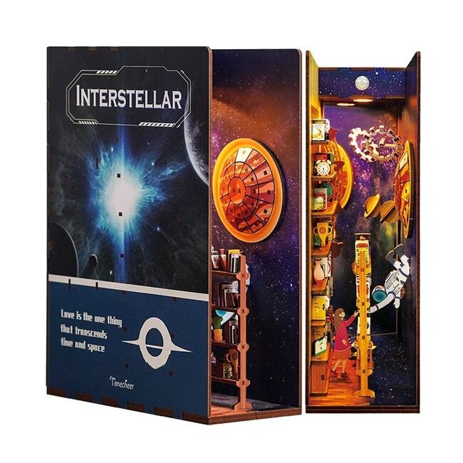 Tonecheer, DIY Book Nook, Interstellar Bookend, TQ110, 18,2x8x24,5cm
