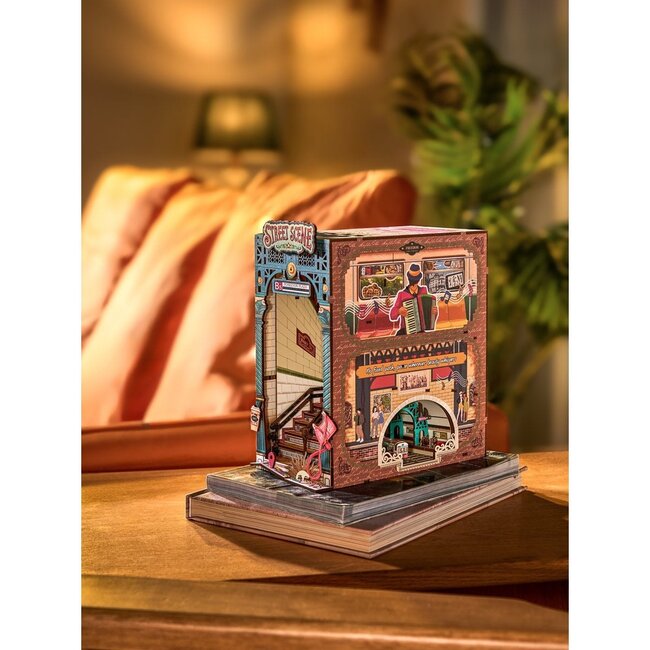 Robotime, DIY Book Nook, Street Scene, TGB13, 22,8x13x25,3cm