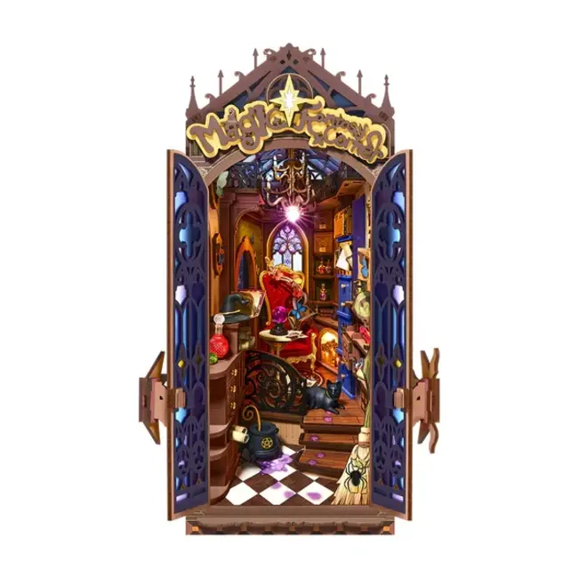 Robotime, DIY Book Nook, Magic Fantasy Corner, TGB14, 22,0x12,2x27cm