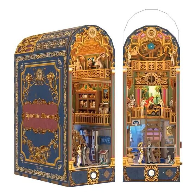 Tonecheer, DIY Book Nook, Spacetime Museum Bookend, TQ133, 27x20x10,2cm