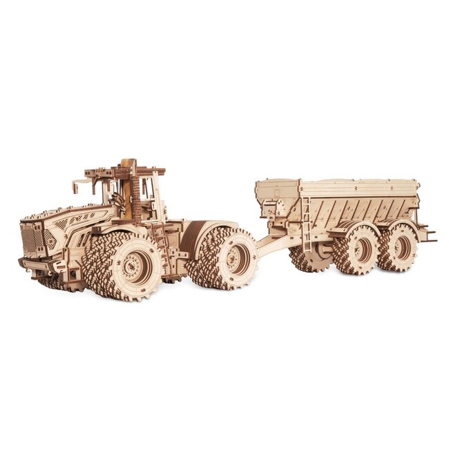 Eco Wood Art (EWA) 3D Mechanische Puzzel, Tractor K-7M, 1065, 35,6x22,8x20cm