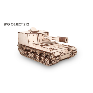 Eco-Wood-Art (EWA) 3D Mechanische Puzzel Tank SAU-212, 068, L38xB17xH17,5cm