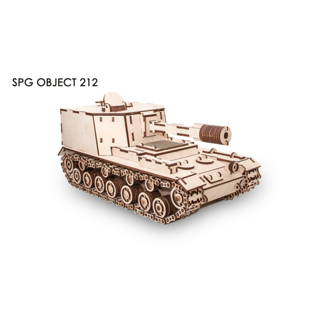 Eco-Wood-Art (EWA) 3D Mechanische Puzzel Tank SAU-212, 068, L38xB17xH17,5cm