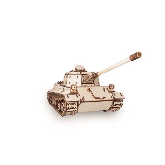 Eco-Wood-Art (EWA) 3D Mechanische Puzzel Tank "Lowe", 044, 62x22x18cm