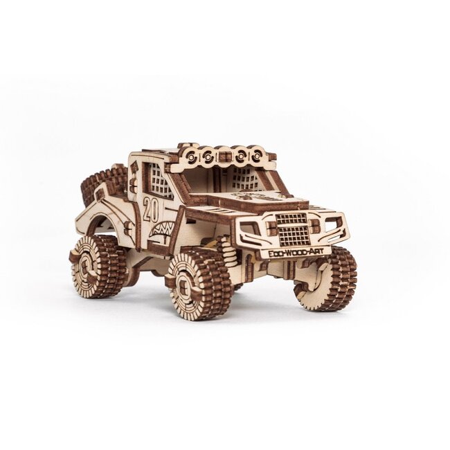 Eco Wood Art (EWA) 3D Houten Puzzel, 5 in 1 Vehicles set,1034,