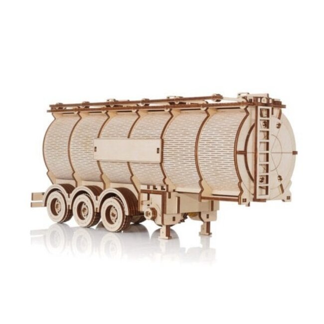 Eco Wood Art (EWA) 3D Houten Puzzel Tank Semitrailer for Truck “Road King”, 410, 39,7x10,8x20cm