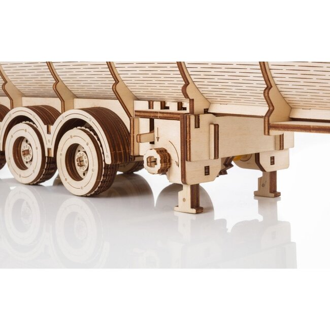 Eco Wood Art (EWA) 3D Houten Puzzel Tank Semitrailer for Truck “Road King”, 410, 39,7x10,8x20cm
