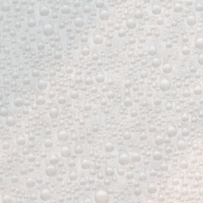 2Lif Waterdrop Statische raamfolie Mini rol transparant 45cmx2mtr