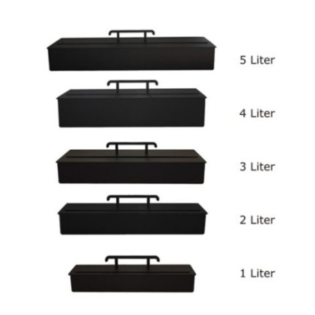 Avantius Bio-ethanol brander zwart 3 liter