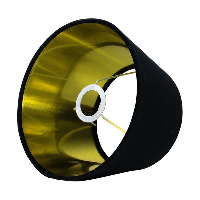 Mars & More fluwelen lampenkap zwart dia 25cm