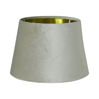 Mars & More fluwelen lampenkap champagne dia 25cm