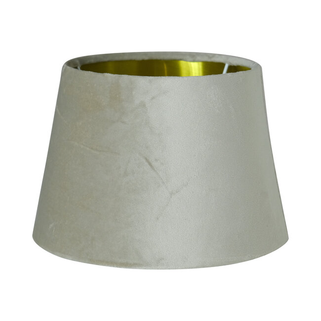 Mars & More fluwelen lampenkap champagne dia 25cm