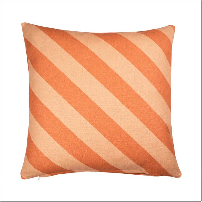Linen & More Havanna kussen oranje 45x45cm