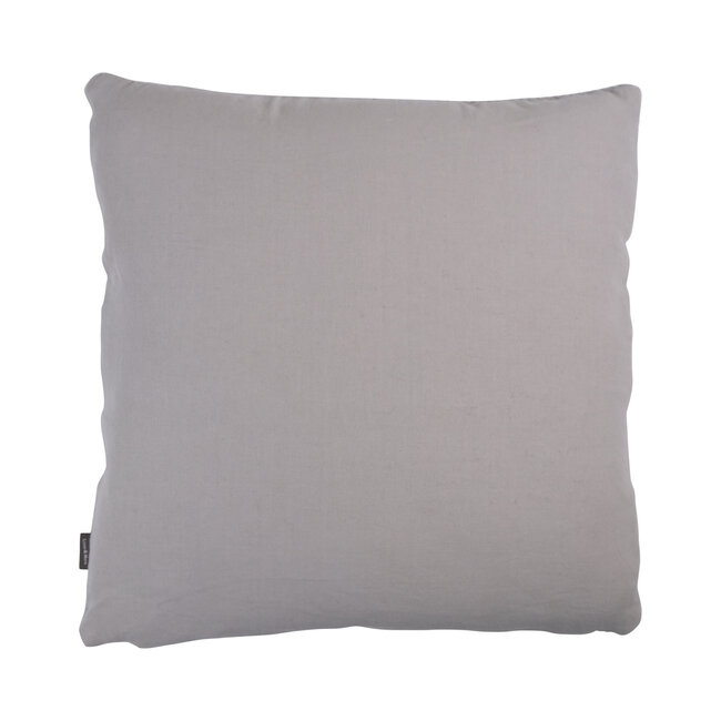 Linen & More Levi kussen grijs 45x45cm