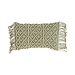 Linen & More Macrame kussen groen 30x50cm