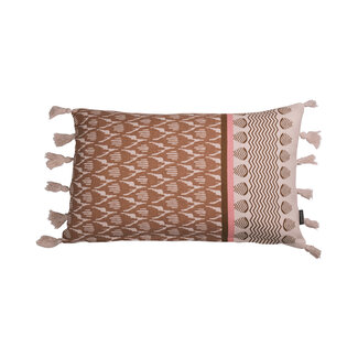 Linen & More Bali kussen gebroken wit 30x50cm