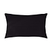 Linen & More Uneven stitching black cushion 30 x 50 cm