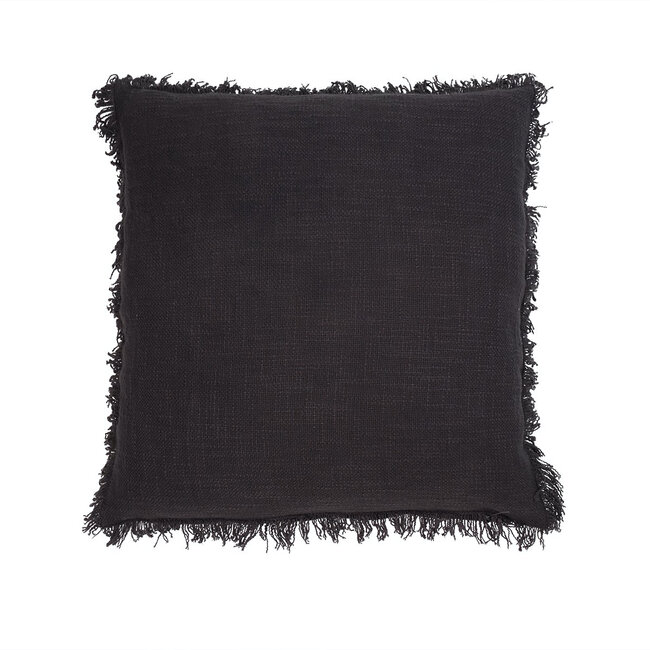 Linen & More Lioni kussen grijs 45x45cm