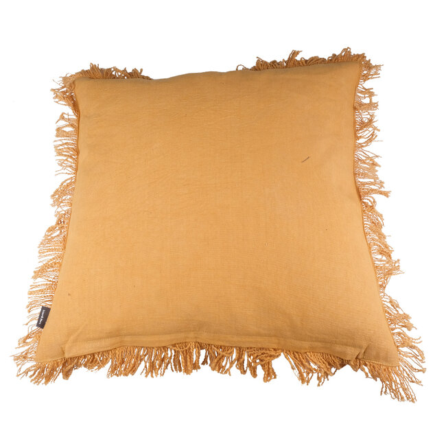 Linen & More Lioni kussen grijs 45x45cm