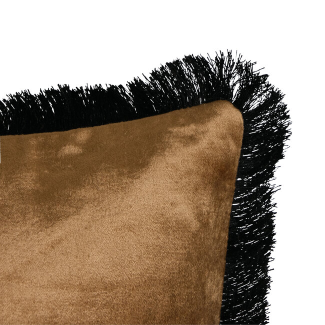 Linen & More Lynn kussen kaneel 45x45cm