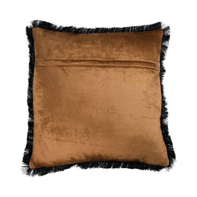 Linen & More Lynn kussen brons 45x45cm