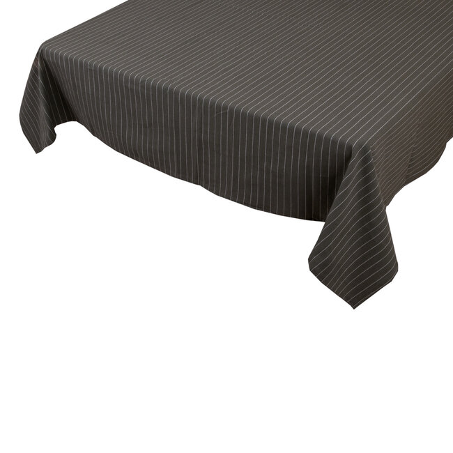 Linen & More Pinstripe Tafelkleed Textiel groen blauw 140x300cm