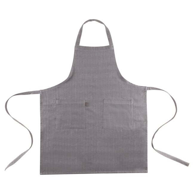 Linen & More Herringbone Schort zandkleur 75x90cm