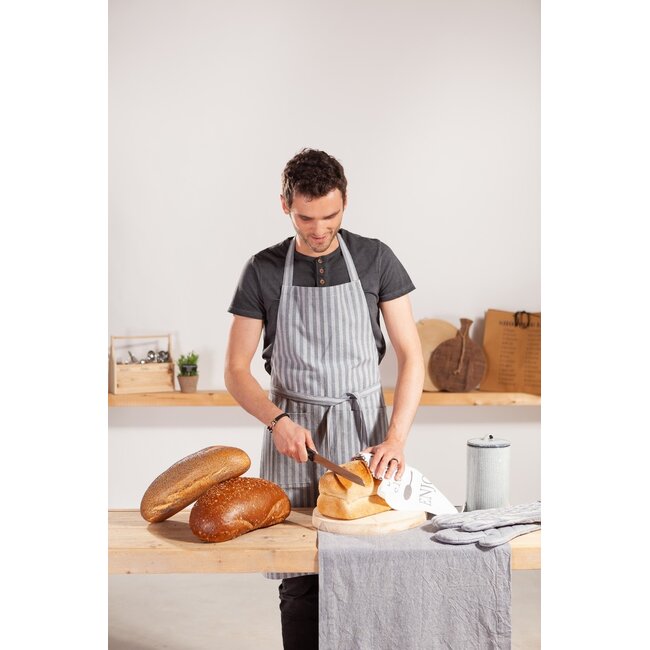 Linen & More Selina Schort indigo blauw 75x90cm