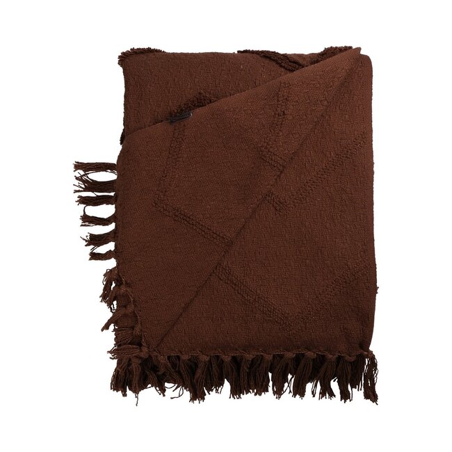 Linen & More Ravi plaid bruin 130x170cm