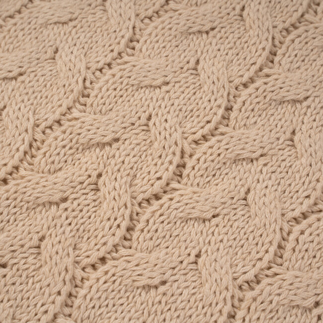 Linen & More Yaira kussen beige 45x45cm