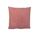 Linen & More Burton Stitch Peach 45x45 cm