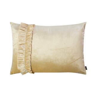 Linen & More Leonie Kussen lichtgeel 30x50cm