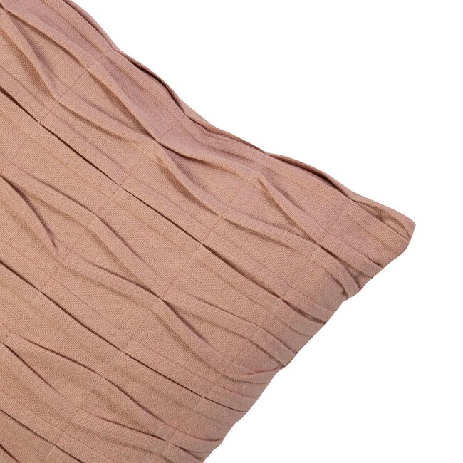 Linen & More Paulie Kussen perzik roze 30x50cm
