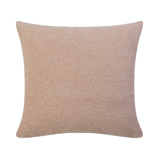 Linen & More Germaine Kussen rib roze 45x45cm