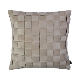 Linen & More Sylva Kussen beige 45x45cm